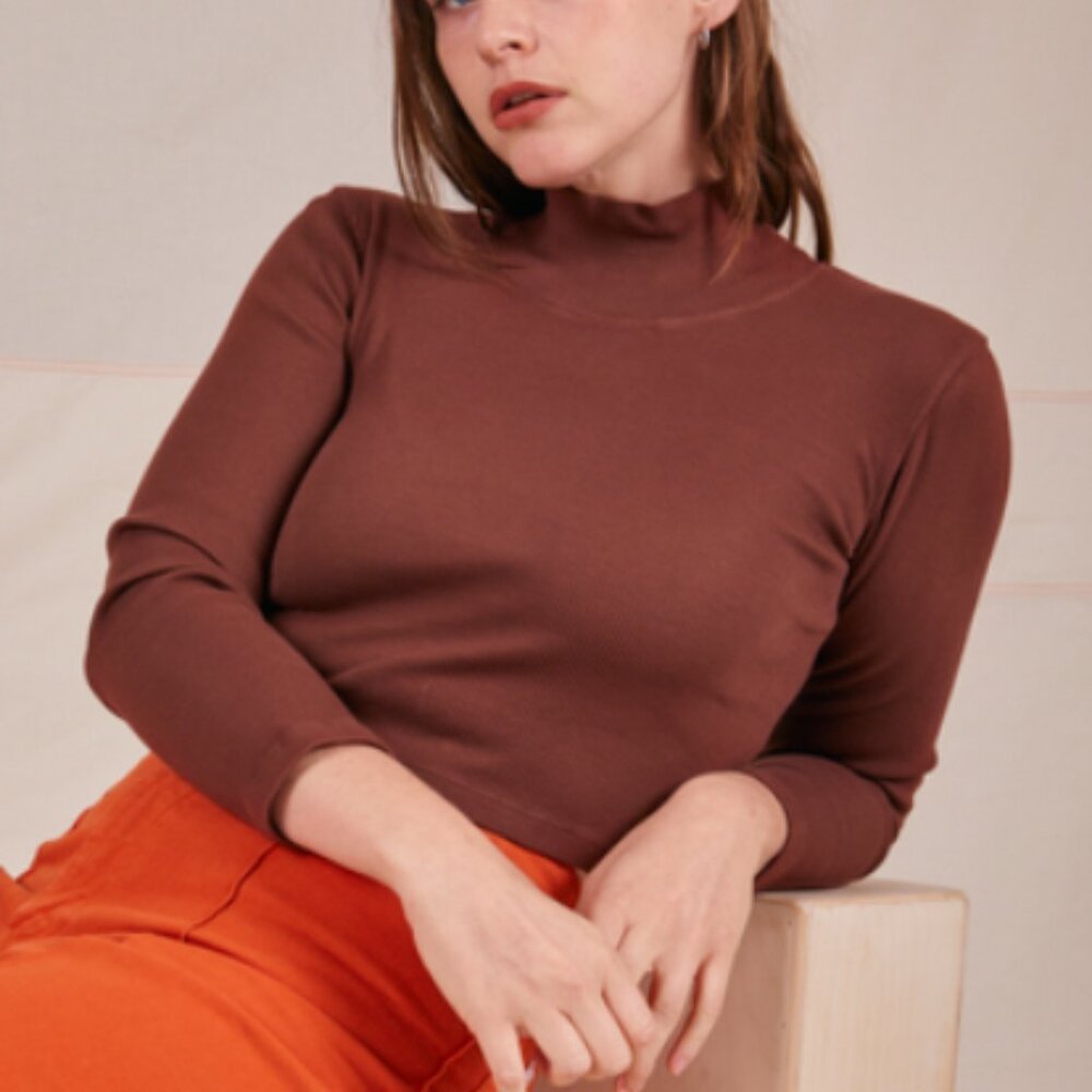 Big Bud Press Brown Long Sleeve Top